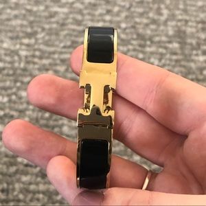 Clic H Bracelet Gold & Black